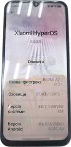 Б/в Мобільний телефон Xiaomi redmi a7 pro 4/128gb 01-201101118