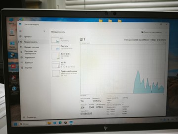 Б/в Ноутбук Hp 15/core i5-1145g7 ddr4/16gb ddr4/ssd 256 gb/*інтегрована 01-201117252