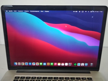 Б/в Ноутбук Apple macbook pro a1398 15,4" core i7 2,2ghz/ram16gb/ssd256gb/intel iris pro 01-201137619