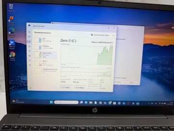 Б/в Ноутбук Hp 15/n100 ddr4/4gb ddr4/hdd *відсутній/ssd 120 gb/*інтегрована 01-201147656