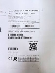 18-000092777: Lenovo ideapad duet chromebook 4/128 ct x