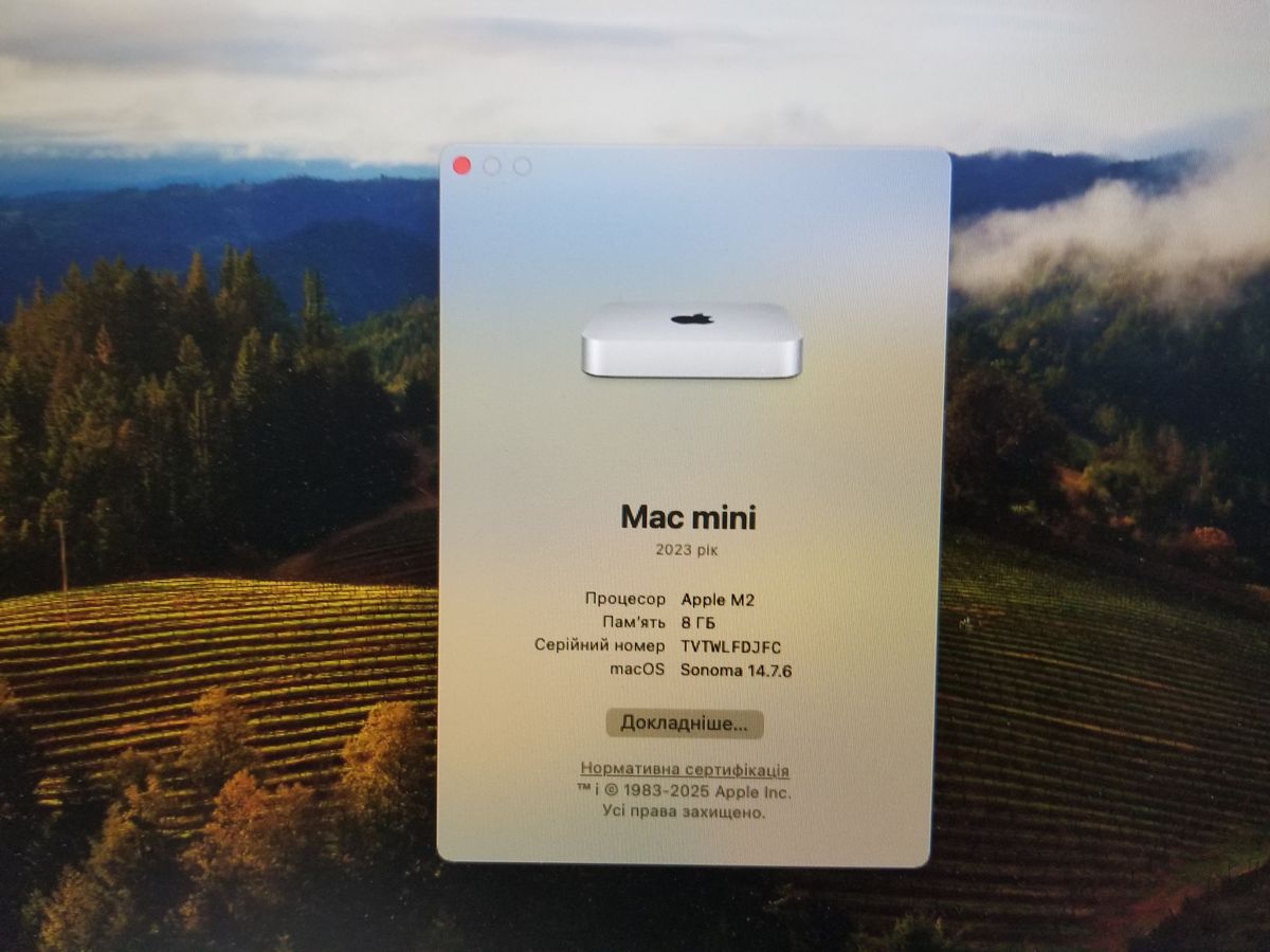 mac mini a2686 mmfj3 m2/8core/ram 8gb/ssd256gb