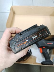 Б/в Пістолет для герметика Dnipro-M dsg-200 1акб 4ah зп 01-200817452