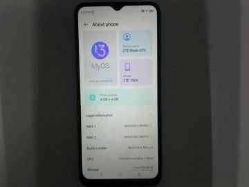 Б/в Мобільний телефон Zte blade a73 4/128gb 01-200834468