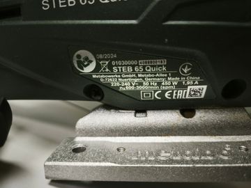 Б/у Электролобзик Metabo steb 65 quick 01-200839232