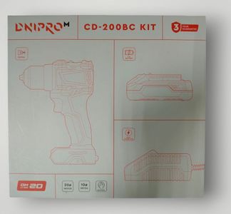 Б/в Шурупокрут Dnipro-M cd-200bc compact 1акб 2ah зп 01-200808582