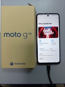 Б/в Мобільний телефон Motorola moto g05 8/256gb denim (pb6l0059rs 01-200865188