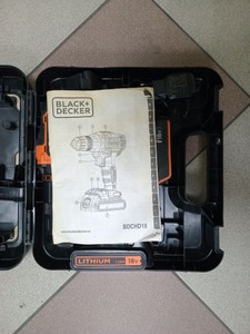 Б/в Шурупокрут Black&Decker bdchd18 1акб зп 01-200924771