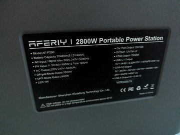 Б/в Зарядна станція Aferiy af-p280 01-200938228