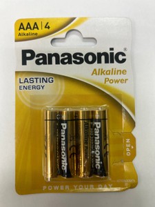 Б/в Батарейки Panasonic ааа4 01-200950332