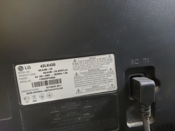 Б/в Телевізор Lg 42lk430 01-200962544