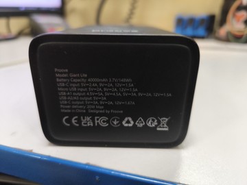 Б/в Повербанк Proove giant lite 40000mah 22.5w 01-200986155