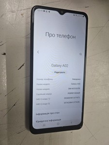 Б/в Мобільний телефон Samsung galaxy a02 2/32gb 01-200986454