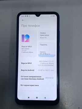 Б/в Мобільний телефон Xiaomi redmi 9a 4/64gb 01-200986380