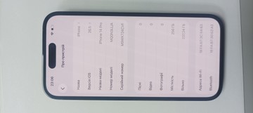 Б/в Мобільний телефон Apple iphone 14 pro 256gb esim 01-201002517