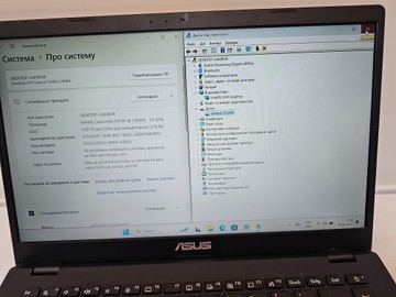 Б/у Ноутбук Asus 14/celeron n4500 ddr4/4gb ddr4/hdd *відсутній/ssd 128 gb/*інтегрована 01-201095820
