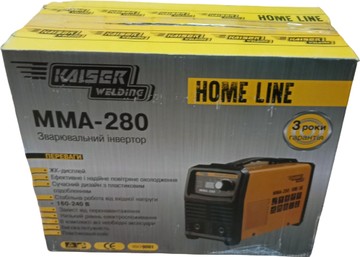 Б/в Зварювальний апарат Kaiser Welding mma-280 home line 01-201099604