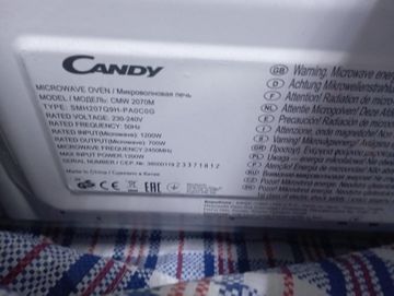 Б/в Мікрохвильова піч Candy cmw2070m 01-200850969