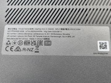 Б/в Ноутбук Lenovo 15/core i5-12450h ddr5/16gb ddr5/hdd *відсутній/ssd 512 gb/*інтегрована 01-200862076