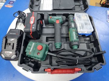 Б/в Набір інструментів Parkside pws 50 a1 + pmw 32 a1 1акб 4ач + зп 01-200893709