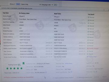 Б/у Мобільний телефон Apple iphone x 256gb 01-200896492