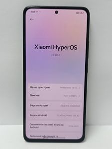 Б/в Мобільний телефон Xiaomi redmi note 14 5g 8/256gb 01-200900305