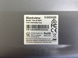 Б/в Планшет Blackview tab 20 wi-fi 4/64gb 01-200911774