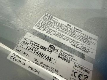 Б/в Газова варильна поверхня з духовкою Wega White cusis 4588 ino 01-200914637
