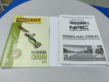 Б/в Пила ланцюгова Procraft pka32li + акб та зп 01-200965583