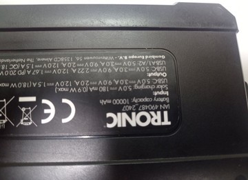 Б/в Повербанк Tronic ian 490487 2407 10000mah 01-200998764