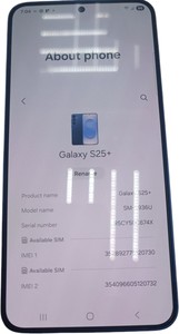 Б/у Мобільний телефон Samsung galaxy s25+ 12/256gb 01-200954819