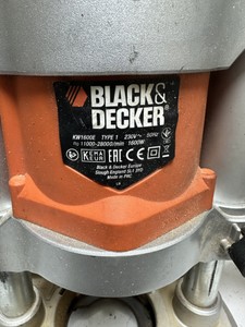 Б/в Фрезер Black&Decker kw1600e 01-201012562