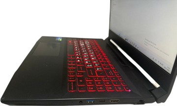 Б/в Ноутбук Msi 15/core i5-11400h ddr4/16gb ddr4/hdd *відсутній/ssd 500 gb/geforce rtx3050 4gb 01-201017046