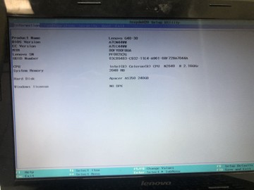 Б/в Ноутбук Lenovo 14/celeron n2840 ddr3/2gb ddr3/ssd 240 gb/*інтегрована 01-201126652