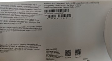 Б/в Смарт-годинник Apple watch series 10 gps 46mm alu. case 01-201074794