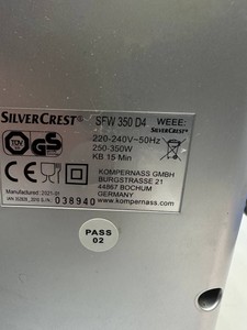 Б/в М`ясорубка Silvercrest sfw 350 d4 01-201161918