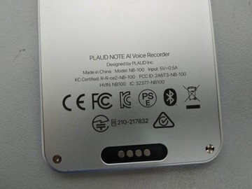 Б/в Цифровий диктофон Plaud note ai voice recorder nb-100 01-201170751