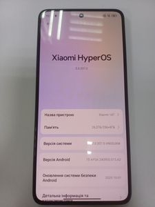 Б/в Мобільний телефон Xiaomi 14t 12/256gb 01-200783454