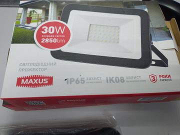 Б/в Прожектор Maxus flood 30w 5000k 01-200844792