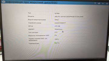 Б/в Ноутбук Hp 15/core i5-12450h ddr5/16gb ddr4/hdd *відсутній/ssd 512 gb/geforce rtx3050 4gb 01-200864828