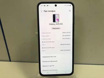 Б/в Мобільний телефон Samsung galaxy a35 5g 8/256gb 01-200848790