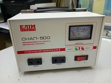 Б/в Стабілізатор напруги Elim-Україна снап-500 01-200890360