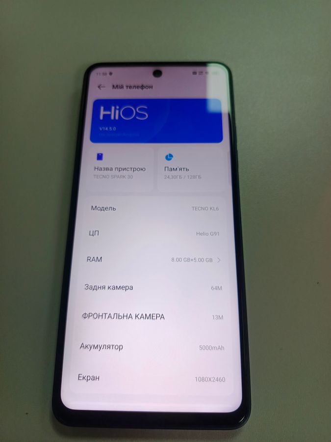 spark 30 kl6 8/128gb