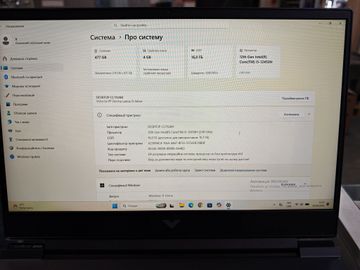Б/в Ноутбук Hp 15/core i5-12450h ddr5/16gb ddr4/ssd 512 gb/geforce rtx3050 4gb 01-200912523