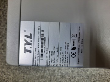 Б/в Інвертор Tyl tyl-242000 + акб jsdsolarj 24100 25.6v 100ah 01-200927173