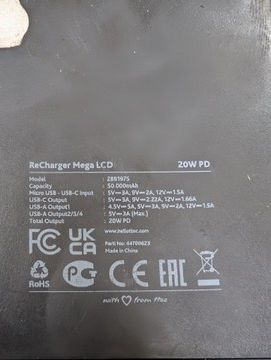 Б/в Повербанк Ttec 50 000mah 01-200936092