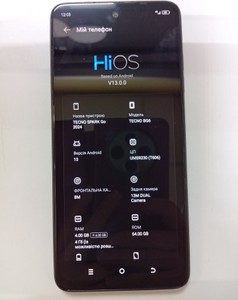 Б/в Мобільний телефон Tecno spark go 2024 4/64gb 01-200946286