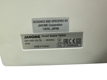 Б/в Швейна машина Janome sewist 780dc 01-200914632