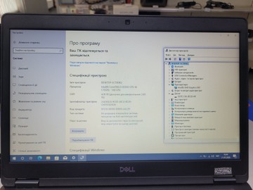 Б/в Ноутбук Dell 15/core i5 8350u ddr4/4gb ddr4/ssd 128 gb/*інтегрована 01-200956962