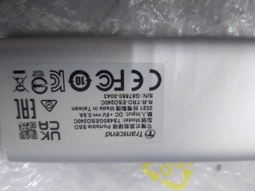 Б/в Ssd накопичувач Transcend esd240c 480 gb 01-200974815